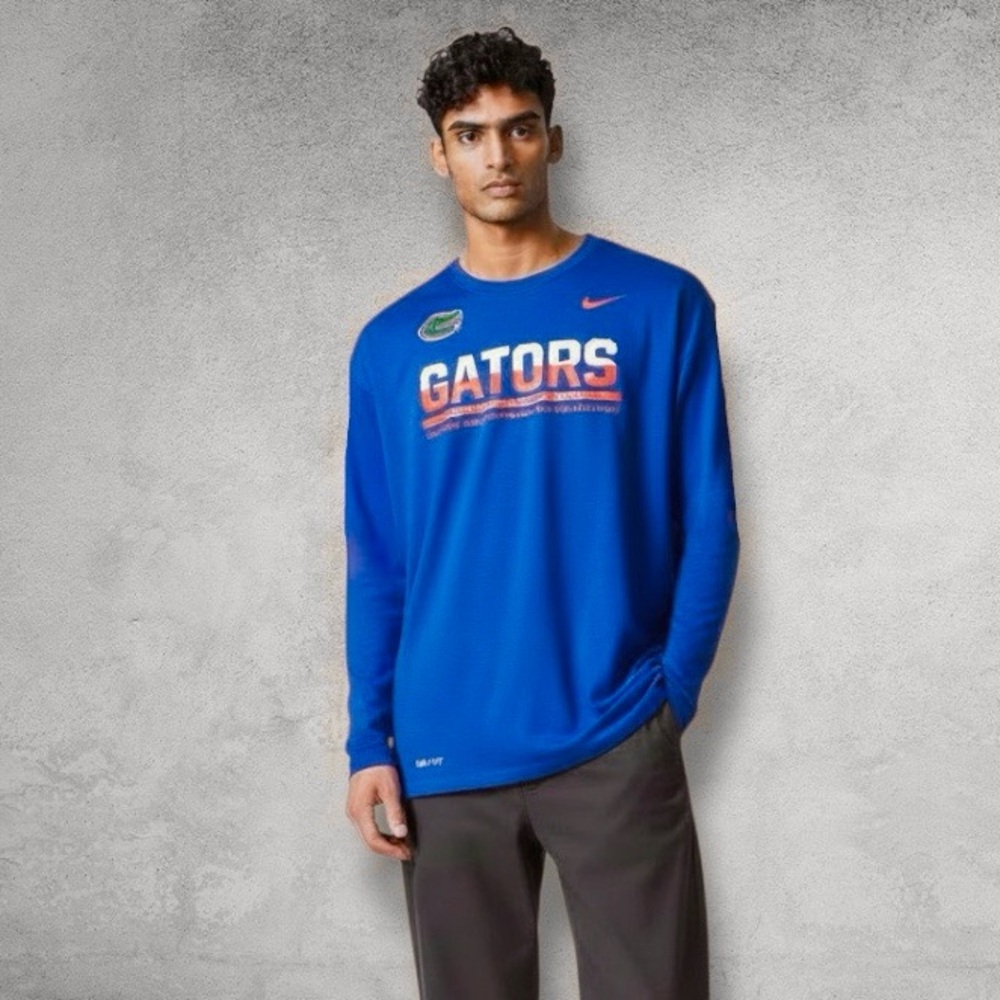 Nike Dri-Fit Florida Gators Long Sleeve Athletic Tee